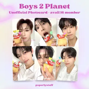 (ISI 2) (READY STOCK) Boys II Planet Unofficial Photocard - Planet Card 12 Boys 2 Planet