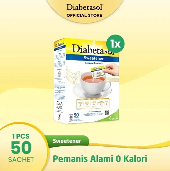 Diabetasol Sweetener No Calories 50x1.5g 0