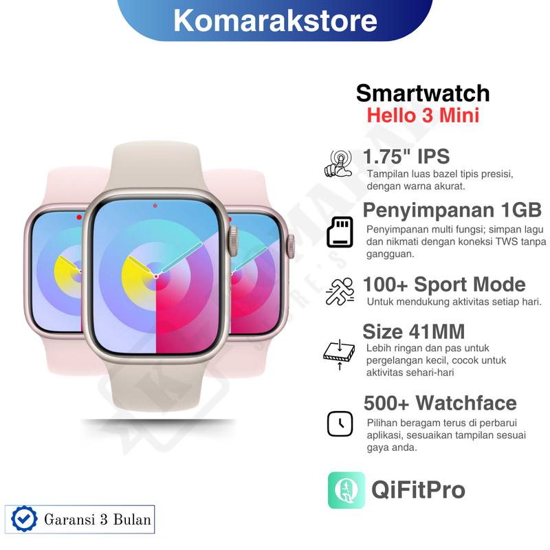 Smartwatch Hello 3 Mini 41MM 1.75" Komarakstore 1