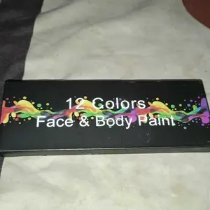 Face Body Painting 12 Colors Free 2 Brush Cat Lukis Muka Tubuh