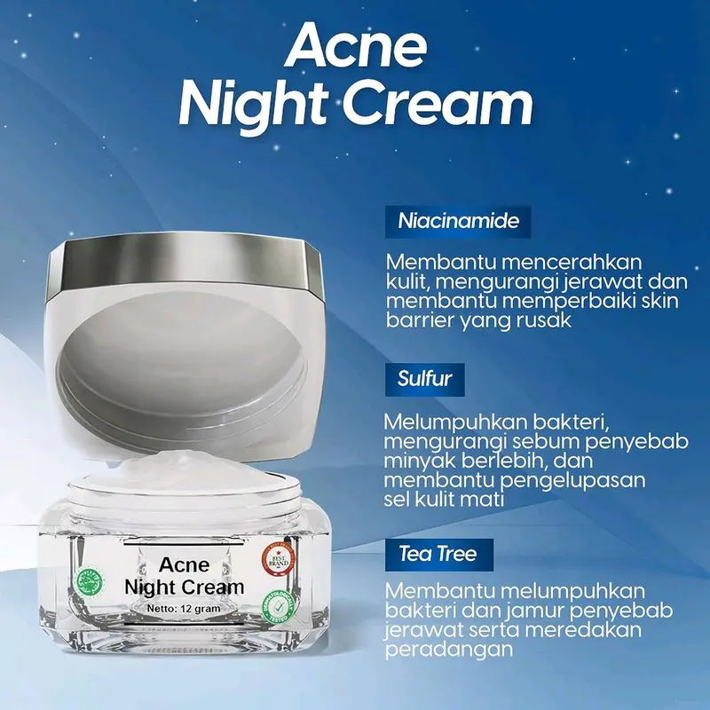 Night Cream Whitening / Acne / Luminous / Ultimate / WhiteCell DNA 2