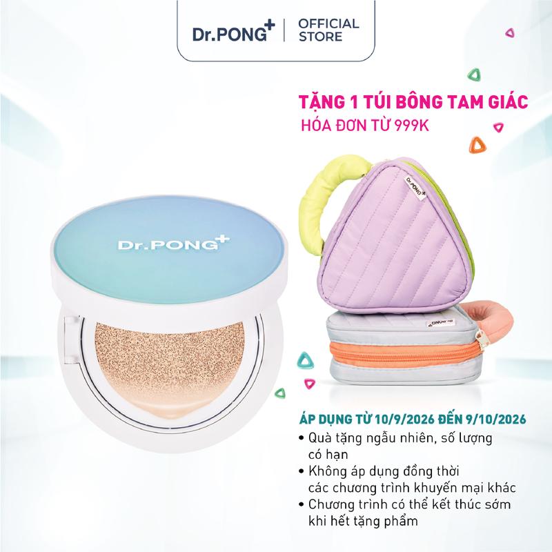 Phấn nước dành cho da dầu mụn Dr.PONG Acne Ace Longwear Cushion 15g