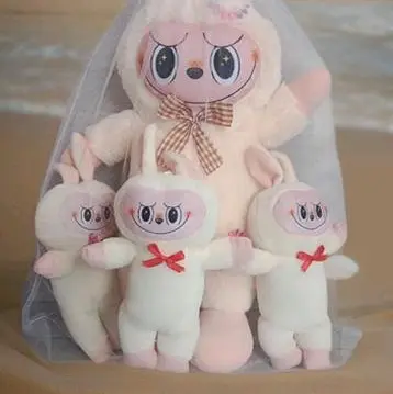 Boneka  Labubu Beranak 3 (Isi 1 Besar 3 Kecil) - Mainan Lucu dengan Desain Unik dan Berkualitas Tinggi - Toys, Dolls 7