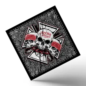 Arch Apparel - Slayer / Bandana / Scarft / Syal / Ikat Kepala / Bando / Skena / Streetwear / Fashion / Music / Rock / Punk / Oldschool / Skull / Motorcycle / Bikers Aksesoris