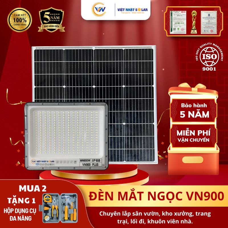 ĐÈN MẮT NGỌC 900W ĐÈN NĂNG LƯỢNG MẶT TRỜI VIỆT NHẬT SOLAR AN TOÀN TIẾT KIỆM BỀN…