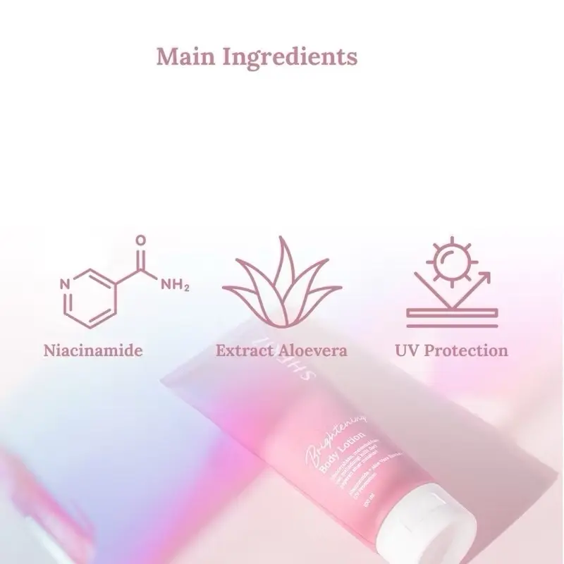 SHERIZ Brightening Body Lotion Melembabkan dan Menyehatkan Kulit  BRIGHTENING BODY LOTION 100ML 3