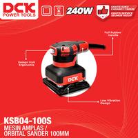 Gambar DCK Mesin Amplas Kayu 240 Watt / Orbital Sander 110mm / Mesin Pengamplas Kotak KSB04-100S dari DCK Power Tools Indonesia Kota Administrasi Jakarta Barat 4 Tokopedia