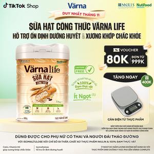Thực phẩm bổ sung sữa hạt công thức Varna Life (Lon 800gr) | Lactosefree