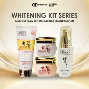 [BPOM ORIGINAL LOKAL] YU CHUN MEI CORDYCEPS  Whitening Kit -  Cleanser Lightening Pembersih Kulit - Membantu Mencerahkan Wajah