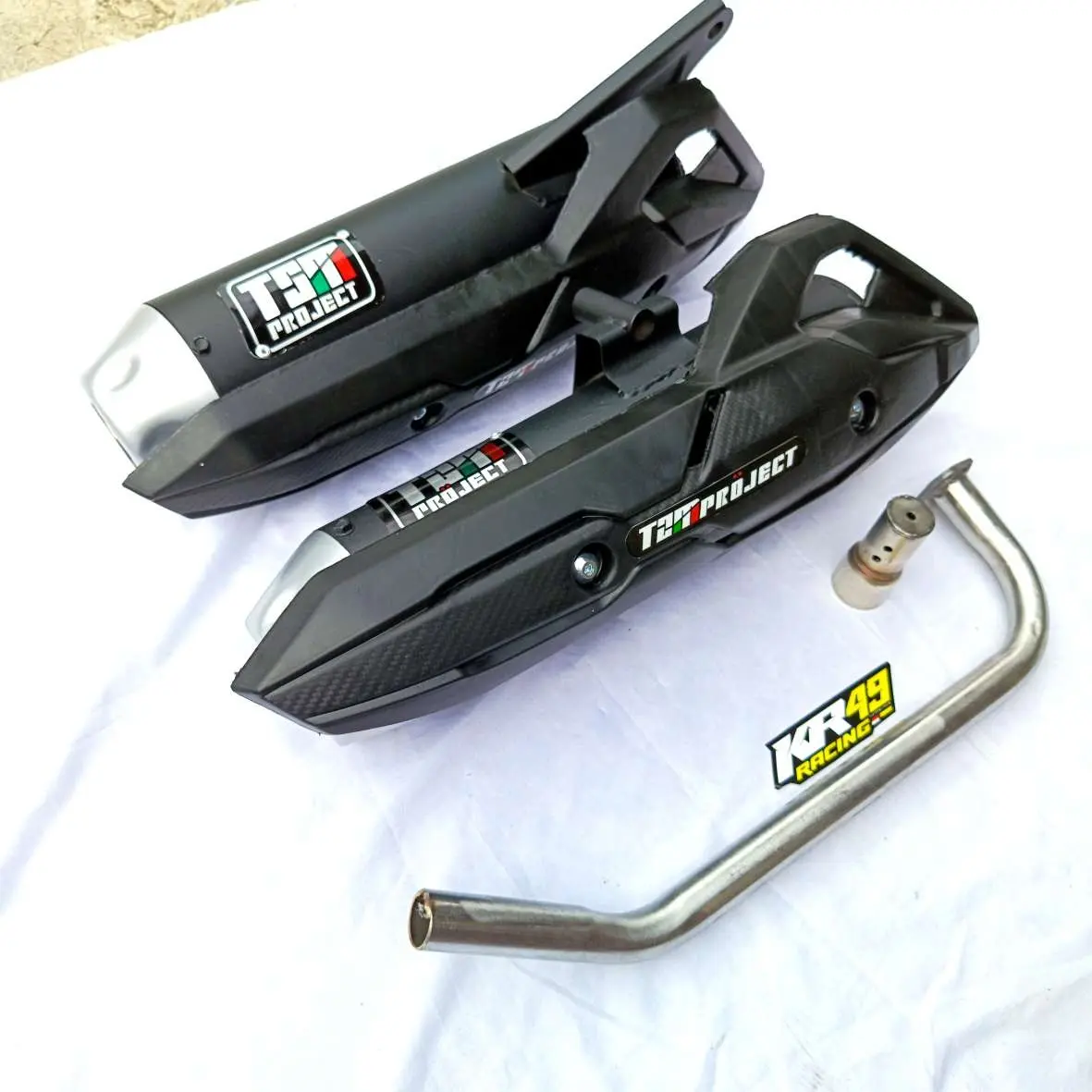 KNALPOT STANDAR RACING TZM PROJECT UNTUK MOTOR BEAT SCOOPY VARIO DAN SEMUA JENIS MOTOR MATIC