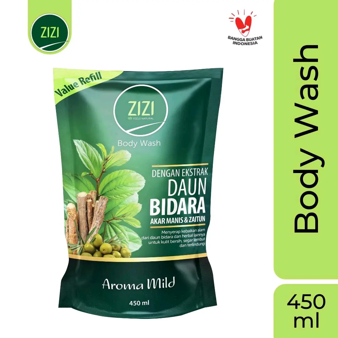 Body Wash Sabun Mandi Mild 450 ml 450ml Aroma Mild Cair