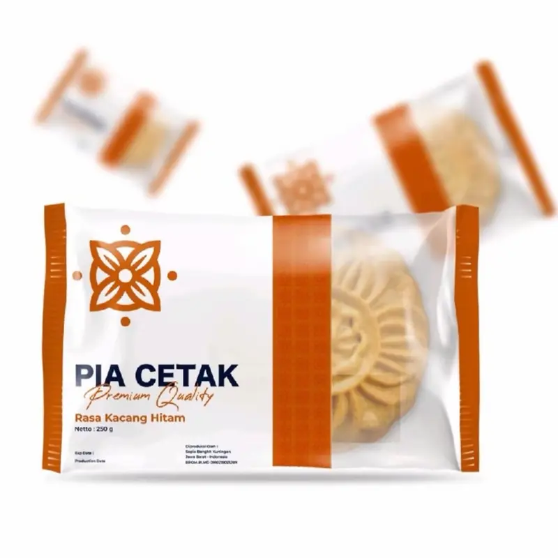 Pia Cetak Moon Cake 1Ball Isi 10pcs Varian Rasa Kacang Ijo Kups - 0