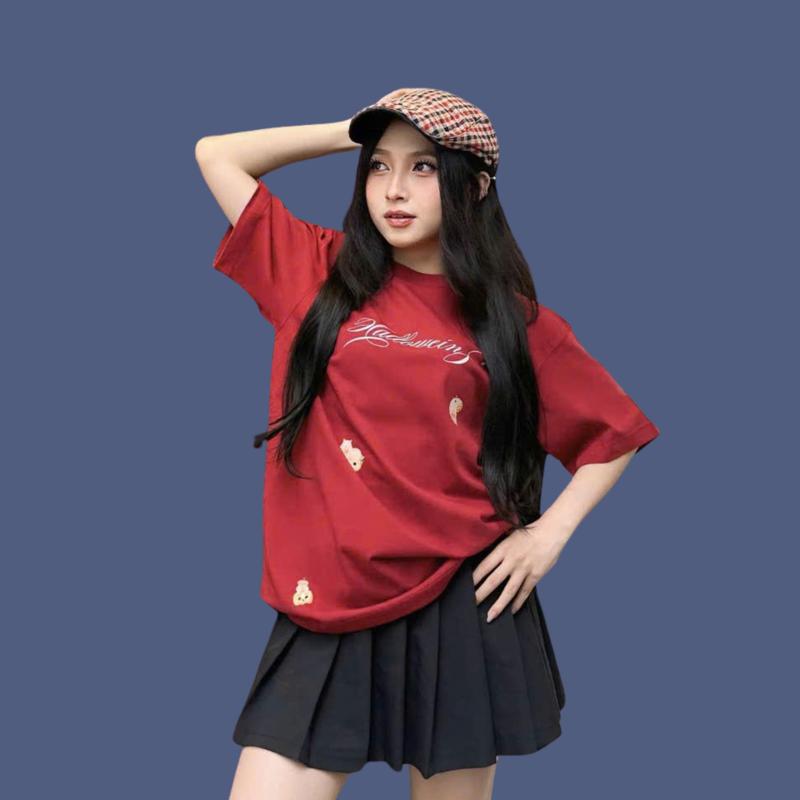 Áo Phông Noel mẫu Halloweins, áo thun form rộng , cổ tròn basic, vải cotton compact extra co giãn 2 chiều thấm hút chất lượng cao cho Giáng Sinh  Menswear Nam