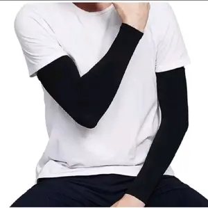 MANSET TANGAN / HANDSOCK / SARUNG LENGAN PANJANG POLOS WARNA HITAM, CREAM, PUTIH Pria wanita