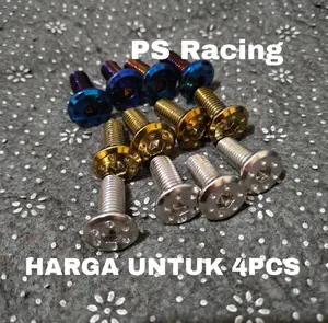 4 PCS Baut Piringan Disk Cakram Disc Baut Probolt Thailand MOTOR NMAX PCX MIO DLL m8x20