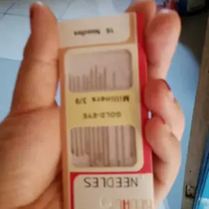 (Isi 16pcs) Jarum jahit tangan Regal Gold Eye Milliners 3/9