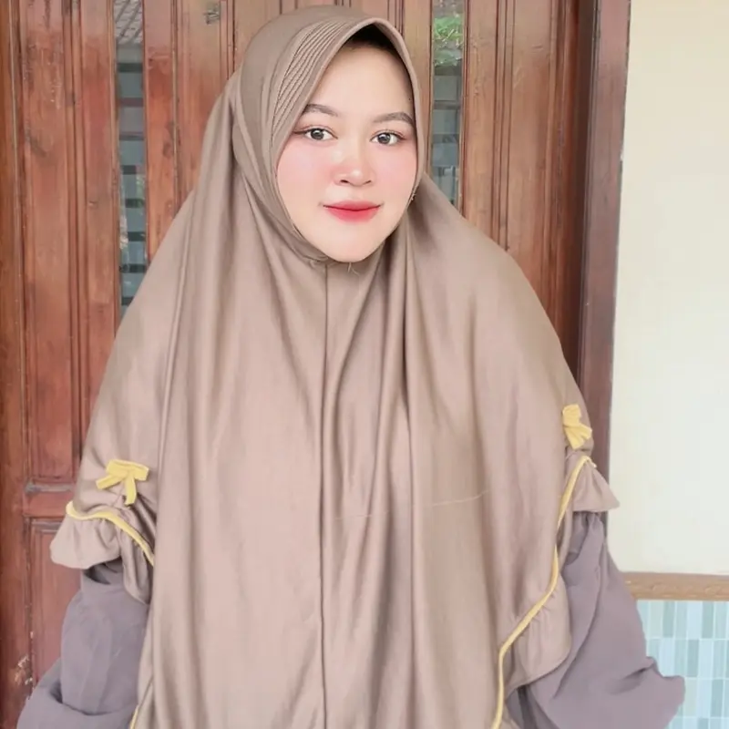 COD Hijab jumbo murah pita samping#zhiadhiazcollection Dewasa Lembut Nyaman Muslim Kerudung Instan Plum Blossom Jade White Khimars South Red Agate Olive M Pink premium cuci kering rouge Brown Mesin Dicuci Wine Casual Beige wollycrepe silver bergo waffle z 4
