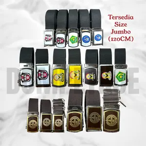 Sabuk Ikat Pinggang Sekolah Anak Laki dan Perempuan SD/MI SMP SMA PRAMUKA Ukuran Standard dan Jumbo Fashion Nylon Multicoloured