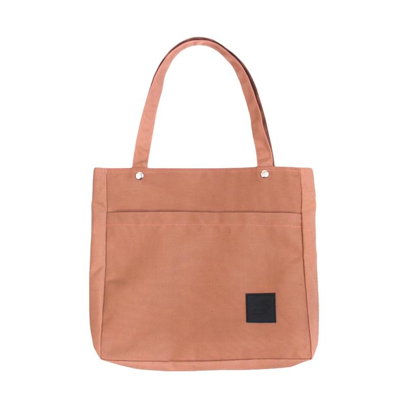 TOTE BAG DOUBLE RESLETING - TAS BAHU TOTEBAG WANITA KANVAS POLOS - TOTE WANITA BANDUNG POLOS - TOTE BAGKANVAS 4