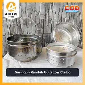 Steamer | Tim timan | Saringan Nasi Rendah Gula (Low Carbo) UK. 06 Liter - 2.5 Liter Kitchenware