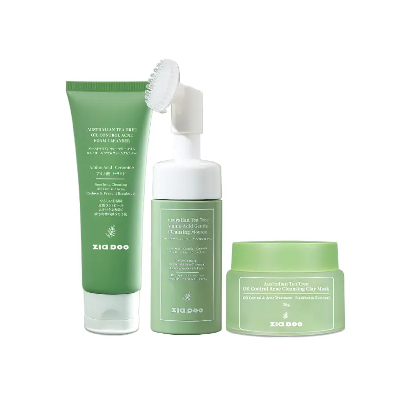 Cleanser80g+Mousse+ClayMask30g