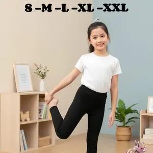 Leging Anak Spandek Jersey Premium / Leging Anak Panjang Polos / Celana Leging Anak