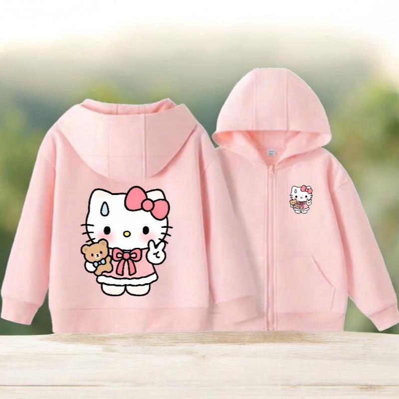  Áo Khoác Nỉ Hoodie Hello Kitty Mã 22 Cho Bé Mềm Mịn Ấp Ấp Có Khoá Kéo Tiện Lợi Chất Liệu Nỉ Mềm Mịn Thiết Kế Dễ Thương Phù Hợp Cho Bé Yêu Thích 