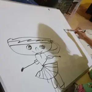 PAPAN TULIS WHITEBOARD BONUS SPIDOL DAN PENGHAPUS LIST ALUMUNIUM TERLARIS Stationery