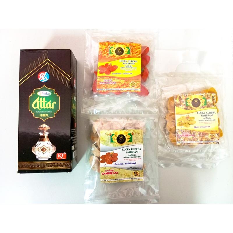 Product Introduction of VIRAL LUCKY KUBERA SAMBRANI COMBO SET 20pc 3 PCK (60pc) INCENSE STICKS 120STICKS {FRAGRANCE WILL BE MIXED} 11