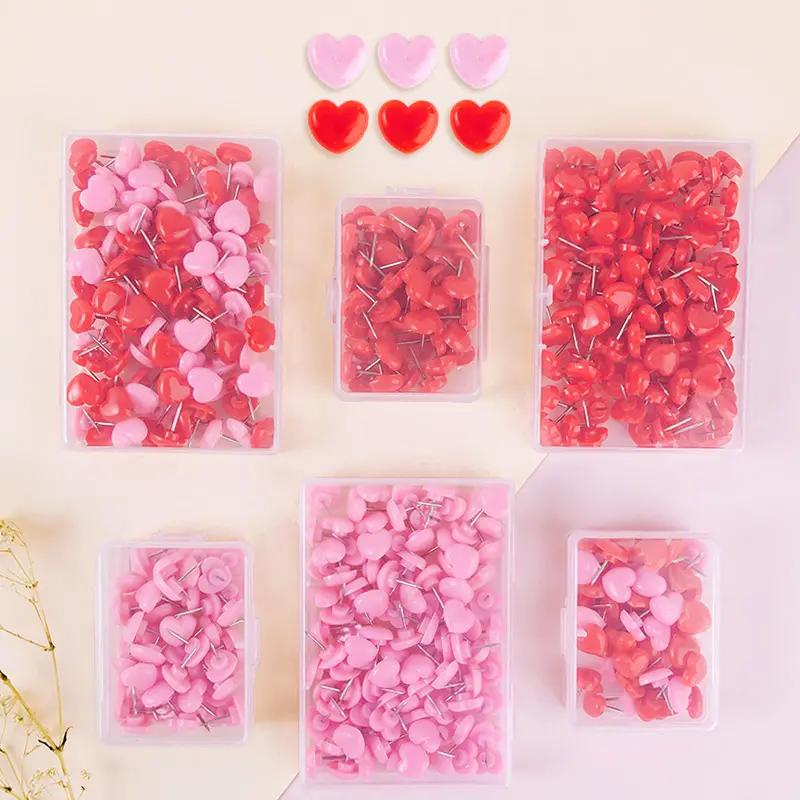 Ins hình trái tim tình yêu pin đẩy an toàn pin đẩy màu ngón tay corkboard chân…