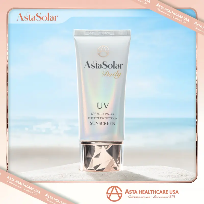 AstaSolar Kem Chống Nắng Hằng Ngày Daily SPF50+/PA+++ Bảo Vệ Tối Ưu Trước Tia UV Dùng Hàng Ngày Cung Cấp Bảo Vệ Cao Cho Da 4