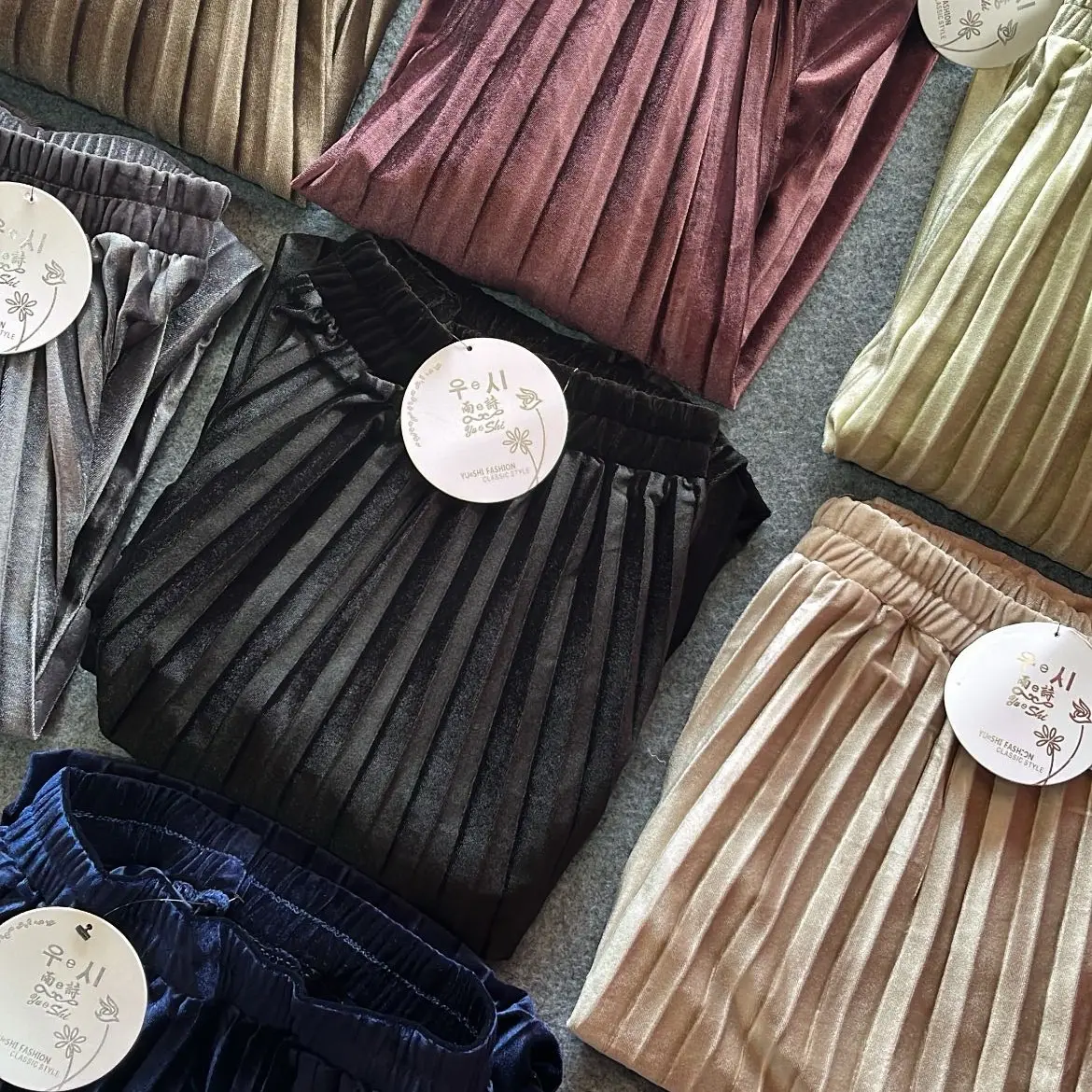 Rok Beludru Import panjang