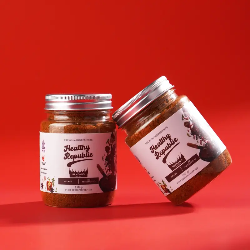Healthy Republic Bumbu Marinasi Dry Rub 110 Gram Serba Guna HALAL [ RENDANG ] 3