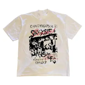 Kaos Pria  Premium Bahan JJ.STORE American Retro Style T-Shirt Oversize Trendy Band | Kaos Wanita Putih | Metallica Kaos Pria Dan Wanita Mantel Pendek Unisex qehanaxoru