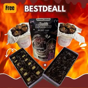 [ Exlusive ] TOP 5 Pcs Brownies ( Bucket 2 + fudgy brownies 2 box +  Brownies crunchy 1pcs )