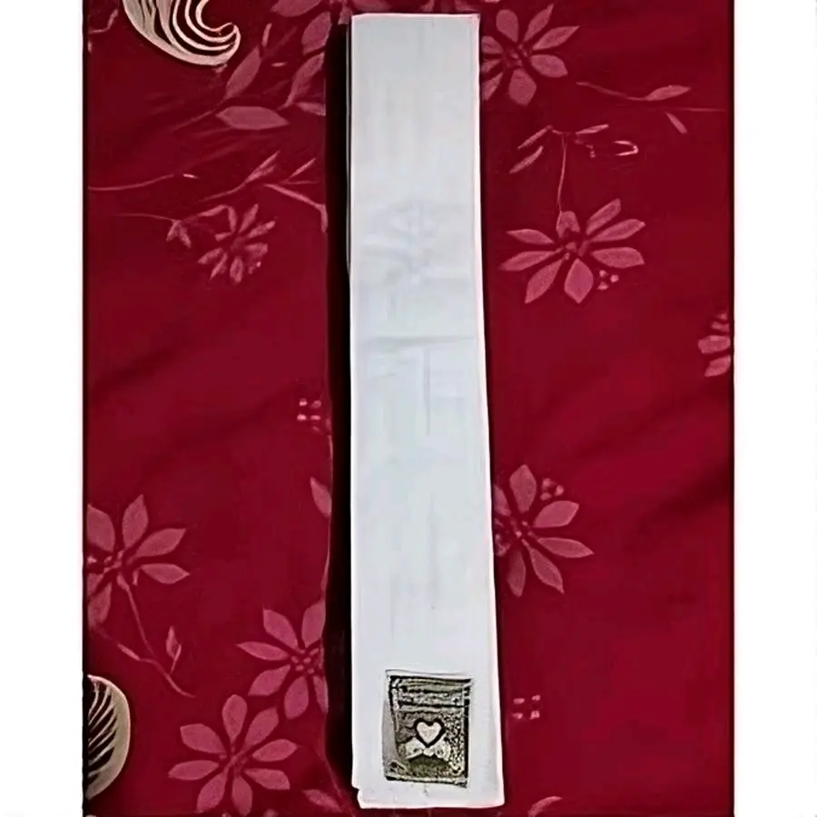 Sabuk Putih Kecil PSHT dengan Panjang 2,5 Meter dan Lebar 5 cm - Elegan