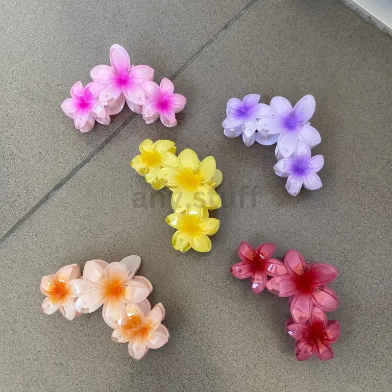 Jepit bunga kamboja 3 frangipani clips 0