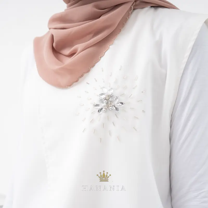 Hazura Vest Payet pearl Premium collection - vest wanita / korean style / kondangan / ootd berhijab / wanita casual 3