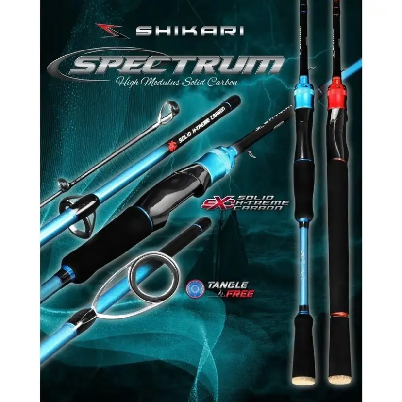SHIKARI SPECTRUM 180cm 8-17lb joran pancing spinning Full Eva