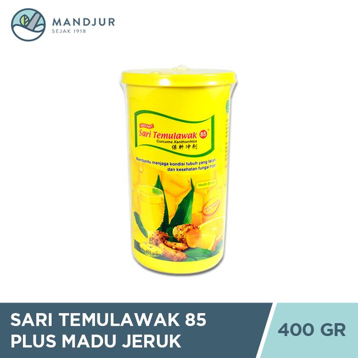 Gambar Sari Temulawak 85 Instan Plus Madu Jeruk Toples 400 gr dari Apotekmandjurofficial Kota Administrasi Jakarta Pusat Tokopedia
