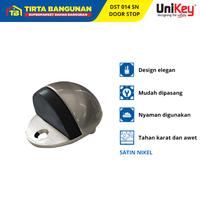 Gambar UNIKEY DST 014 SN DOOR STOP PENAHAN PINTU LANTAI GANJELAN PINTU SATIN NIKEL dari Tirta Bangunan Kota Depok 1 Tokopedia