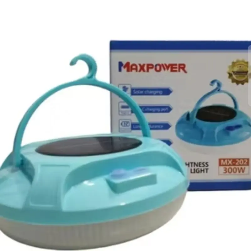 Lampu Emergency Gantung Camping UFO Solar Panel Camping Lampu Taman Lampu Belajar  Lampu Multifungsi Super Terang 7