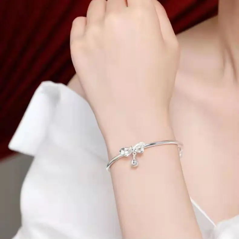 Gelang Ikatan bentuk rama-rama, Boleh Laras saiz, Barang Kemas Wanita, Gaya Korea, B70 Bracelets