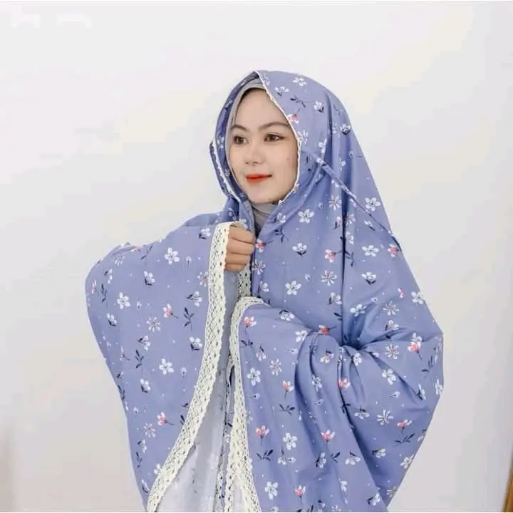 Mukena Motif Bahan Katun Micro Premium Dewasa