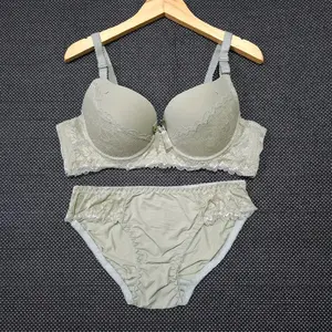 Bra set wanita renda - bra set kawat import cup B