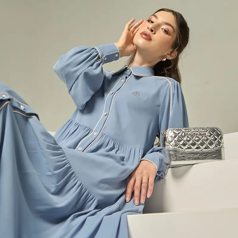 IVAN GUNAWAN PRIVE - ROMANCE DRESS Panjang wanita Chiffon Cantik 1