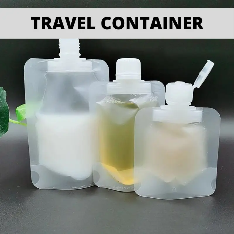 Travel Disposable Container Refillable Leak-Proof Lotion Shampoo Travel Friendly Size