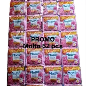 Molto Promo 52 pcs - Paket Hemat 52 pcs  Molto  pewangi dan pelembut pakaian untuk Kebutuhan Sehari-hari Anda