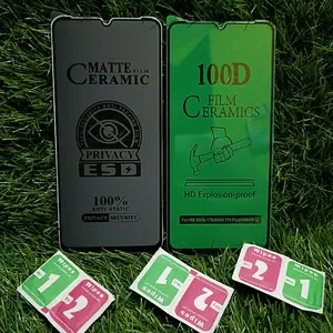 TG Tempered SAM A07 Anti Gores Matte Privacy Anti SPY Antigores Cover Hitam