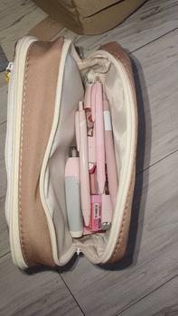 Product Review of Bekas Pensel Kalis Air, Kapasiti Besar, 9 Lapisan, Reka Bentuk Comel, Sesuai untuk Pelajar, Diperbuat daripada Kulit PU, Beg Alat Tulis, dengan Pembahagian Jaringan, Beg Klasifikasi Alat Tulis, Sesuai untuk Beg Solek Stationery Box from I**️ 2